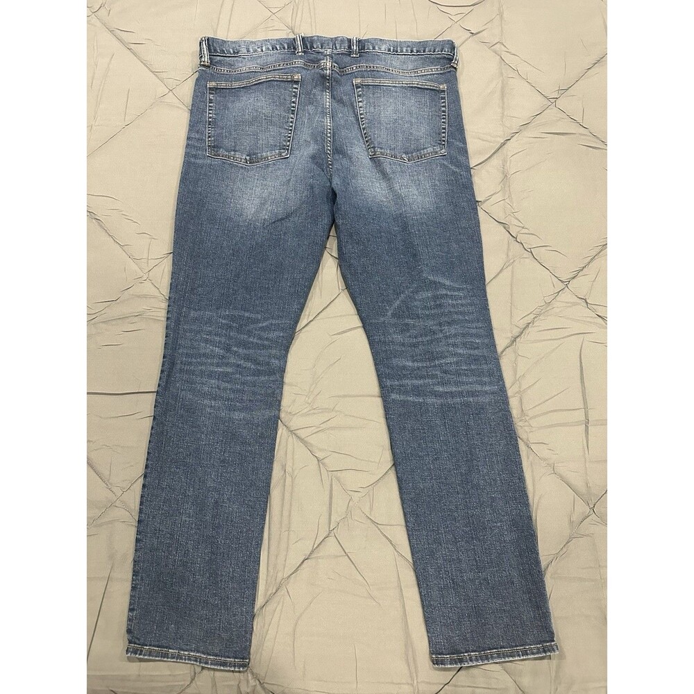 GAP Denim Skinny Jeans Men’s Size 38x32 Blue Light Wash Stretch Slim Fit Pants